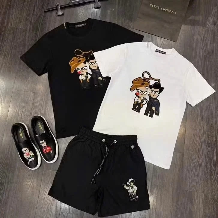Set Đồ Nam Cao Bồi Áo Thun + Quần Short Thể Thao Co Giãn Thoáng Mát