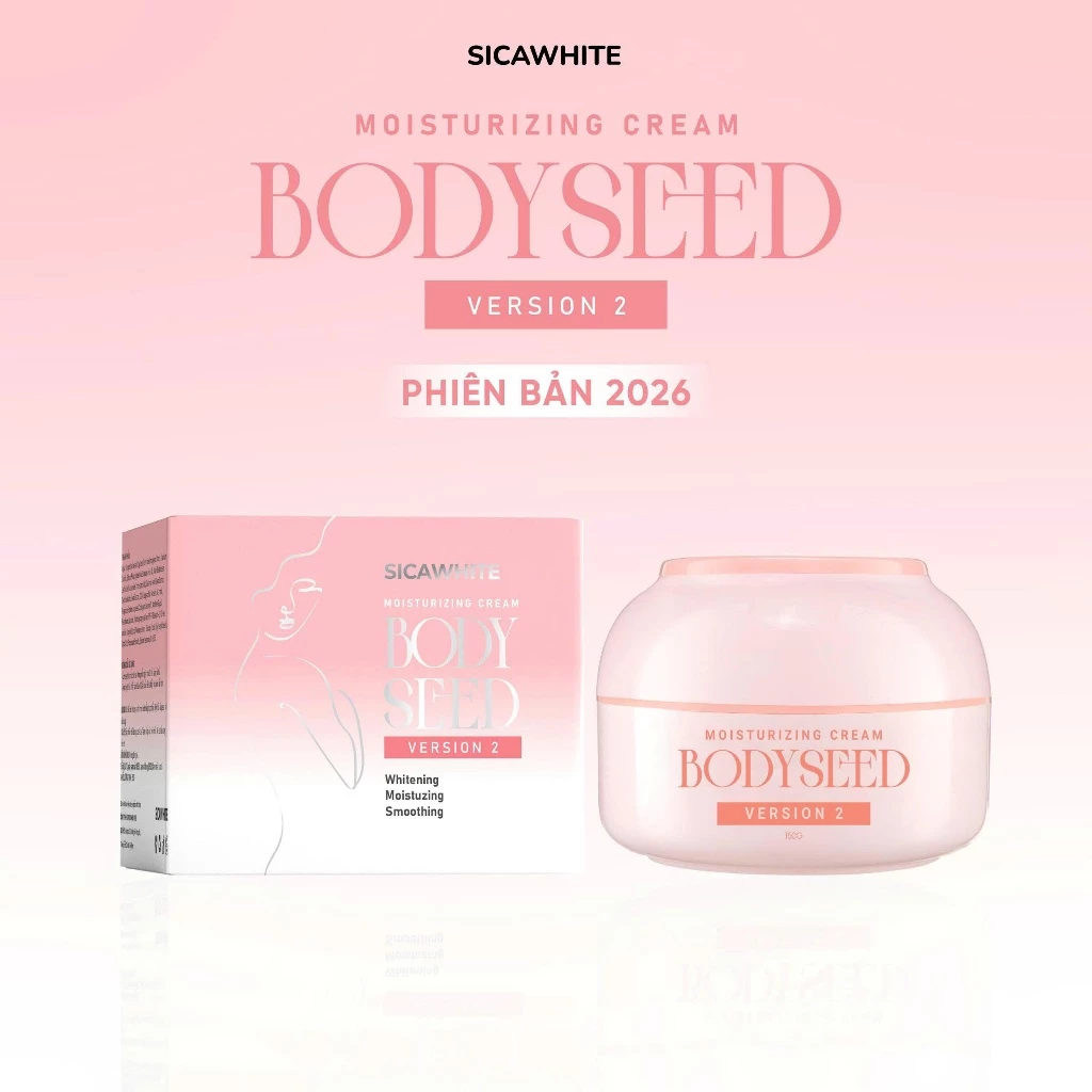 [VER 2] Body Mầm Sica White 150G, Kem Body Seed Dưỡng Trắng Sáng Da - SICA WHITE
