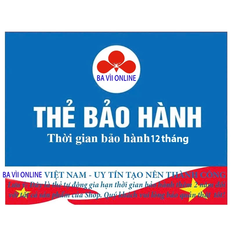 [KHÔNG KÈM THẺ] Thẻ bảo hành đối với tất cả sản phẩm bên shop, quạt mini đeo hông, quạt kẹp thắt lưng