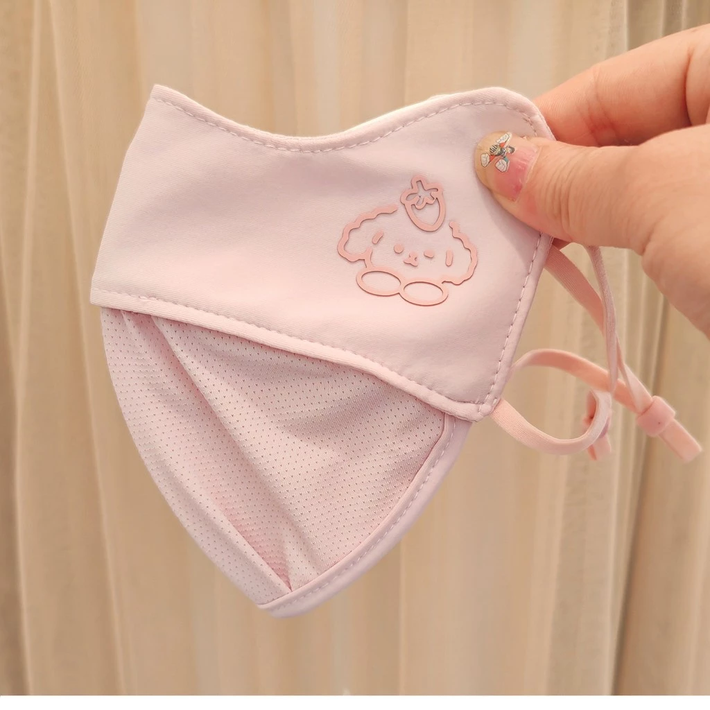 Khẩu Trang Vải Trẻ Em Cotton Có Họa Tiết Chống Nắng Kháng Khuẩn ( Baby Mask Từ 3-8 Tuổi Vải Dày Bảo Vệ Mặt Thoáng Khí )
