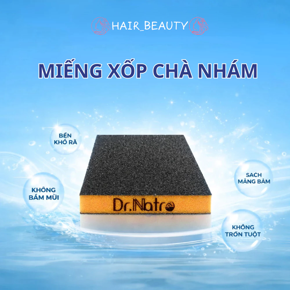 Miếng Chà Nhám Dr.Natro Vệ Sinh Xoong Chảo, Vết Bẩn Cứng Đầu Trên Mọi Bề Mặt