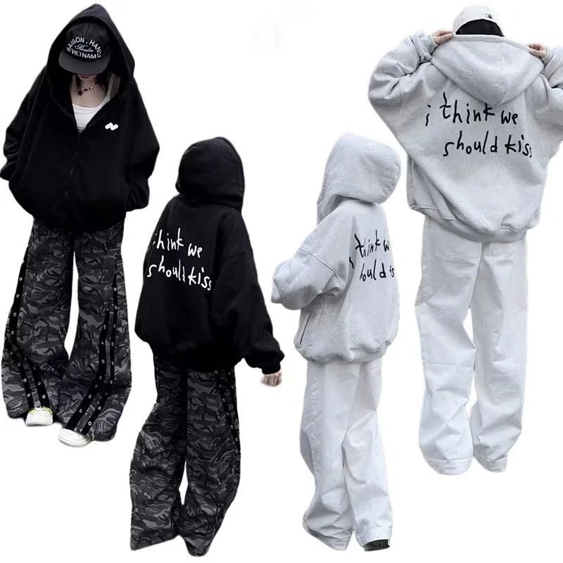 Áo Khoác Nỉ Hoodie Zip Khóa Kéo I THINK Form Rộng Nam Nữ Chất Nỉ Bông Dày Dặn (Có Túi Trong)