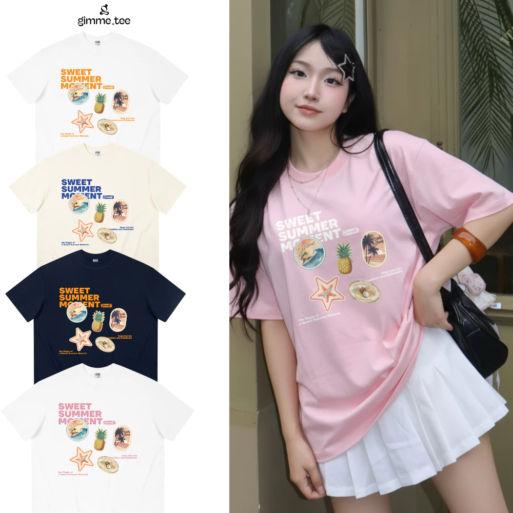 [Hàng Mới] Áo Thun Boxy Gimme - BST MÙA HÈ  - Premium Cotton 2 Chiều 250gsm - Áo Thun Unisex - GMBX44