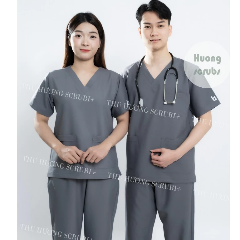 Đồng phục Spa nhiều màu vải Cotton Lạnh Hàn, scrubs bác sĩ chính hãng SCRUBi+, quần áo phẫu thuật, Điều dưỡng hàng đẹp