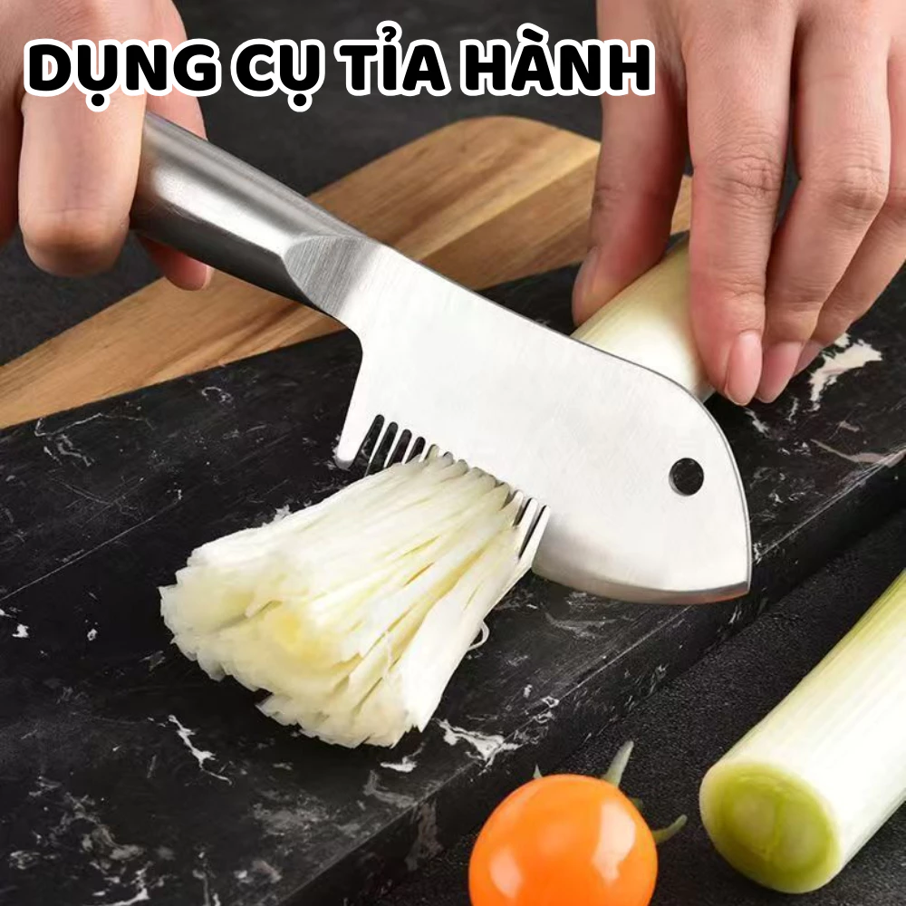 🏵️🏵️Dụng cụ cắt hành lá bằng thép không gỉ, dụng cụ bào đa năng, dụng cụ thái rau củ, dụng cụ nhà bếp