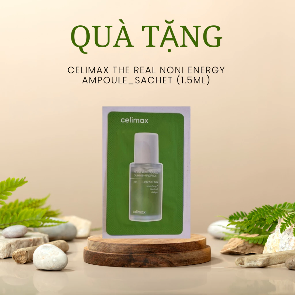 [QUÀ TẶNG] Sachet Tinh Chất Dưỡng Ẩm Làm Dịu Celimax The Real Noni Energy Ampoule 1.5ml