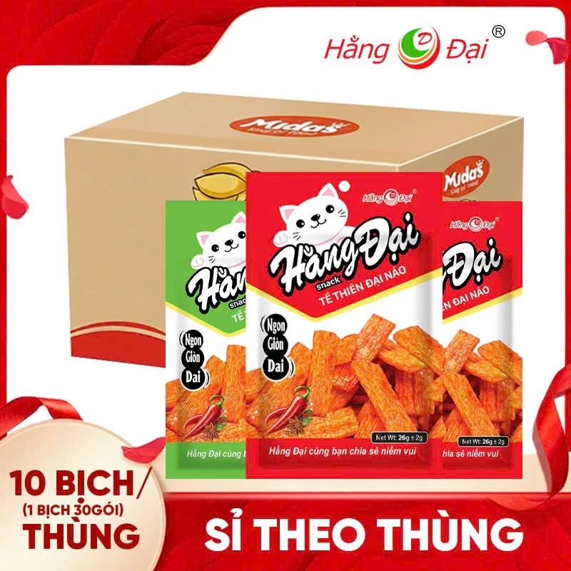 Sỉ - MIẾNG CAY GIÒN nguyên thùng Hằng Đại - Liên hệ giảm giá