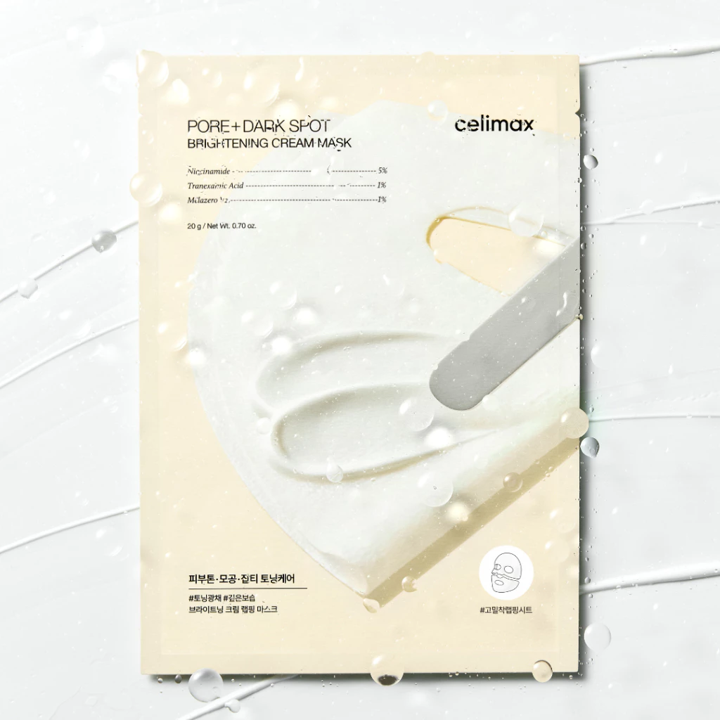 [HÀNG MỚI VỀ] Mặt nạ kem làm sáng da Celimax Pore + Dark Spot Brightening Cream Mask 1ea