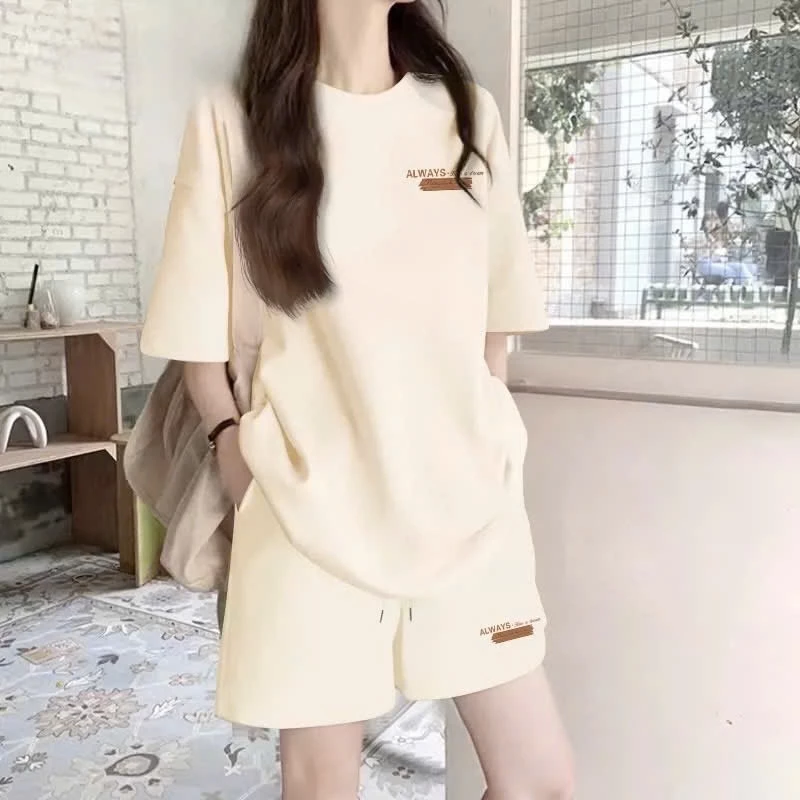 [RẺ VÔ ĐỊCH] Set đồ nữ ALWAYS Cotton -  Áo form rộng quần short co giãn  Đồ bộ nữ mùa hè