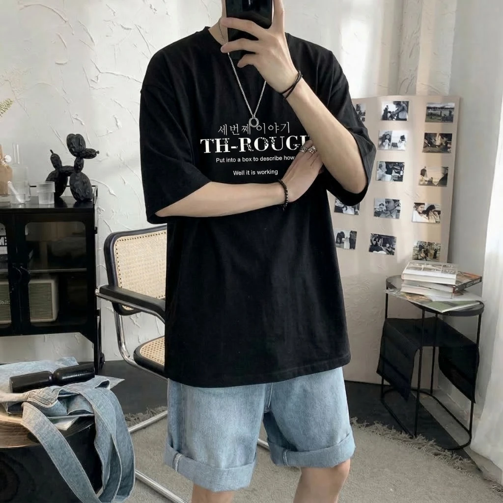 Áo Thun Cổ Tròn Ngắn Tay, Unisex Nam Nữ, Chất Vải Cotton Co Giãn Thoáng Mát, Fom Regular Vừa Người - AP58