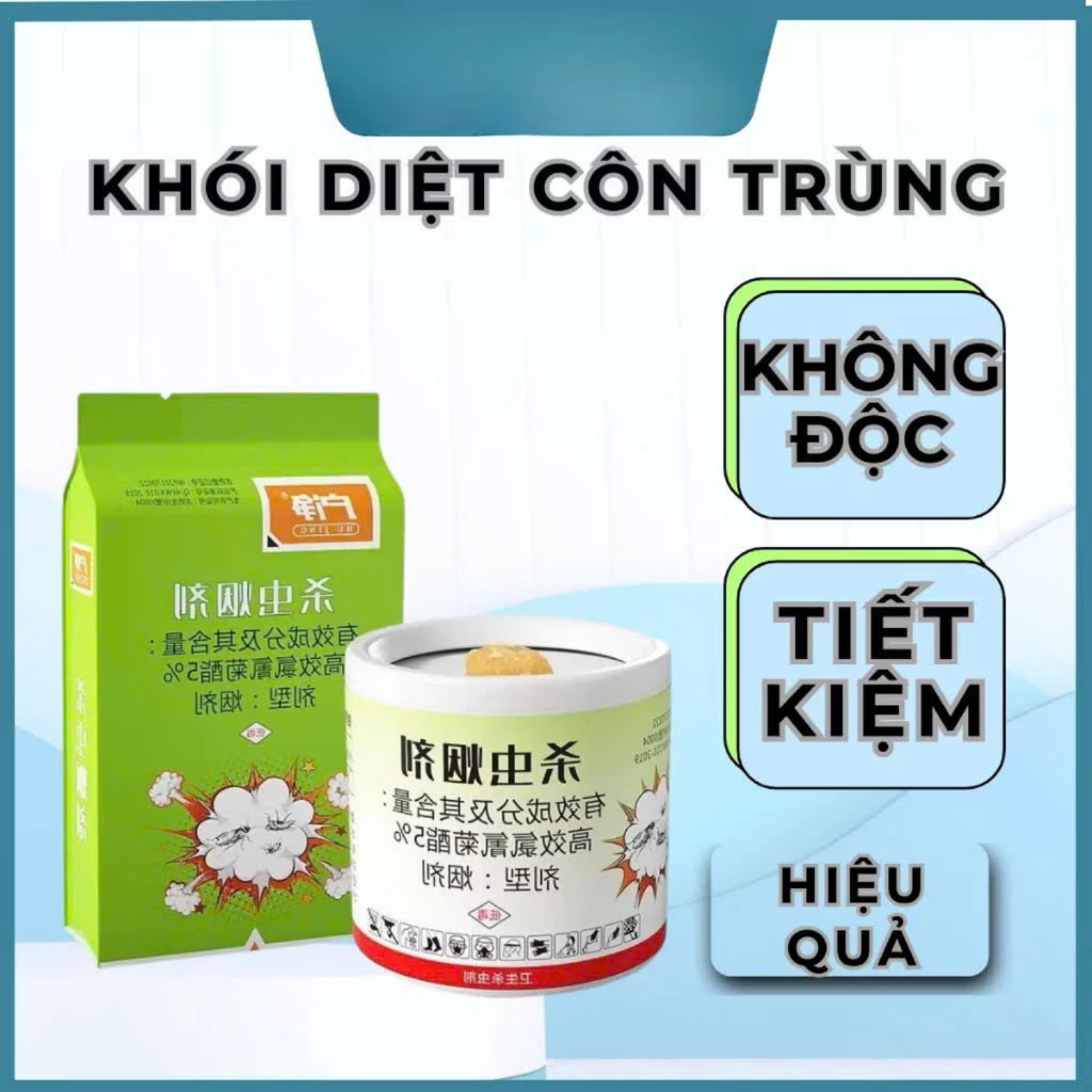 Hộp Xông Khói Diệt Côn Trùng,Ruồi Muỗi Xua Đuổi Chuột Gián Hiệu Quả An Toàn Tiện Lợi Không Độc Hại