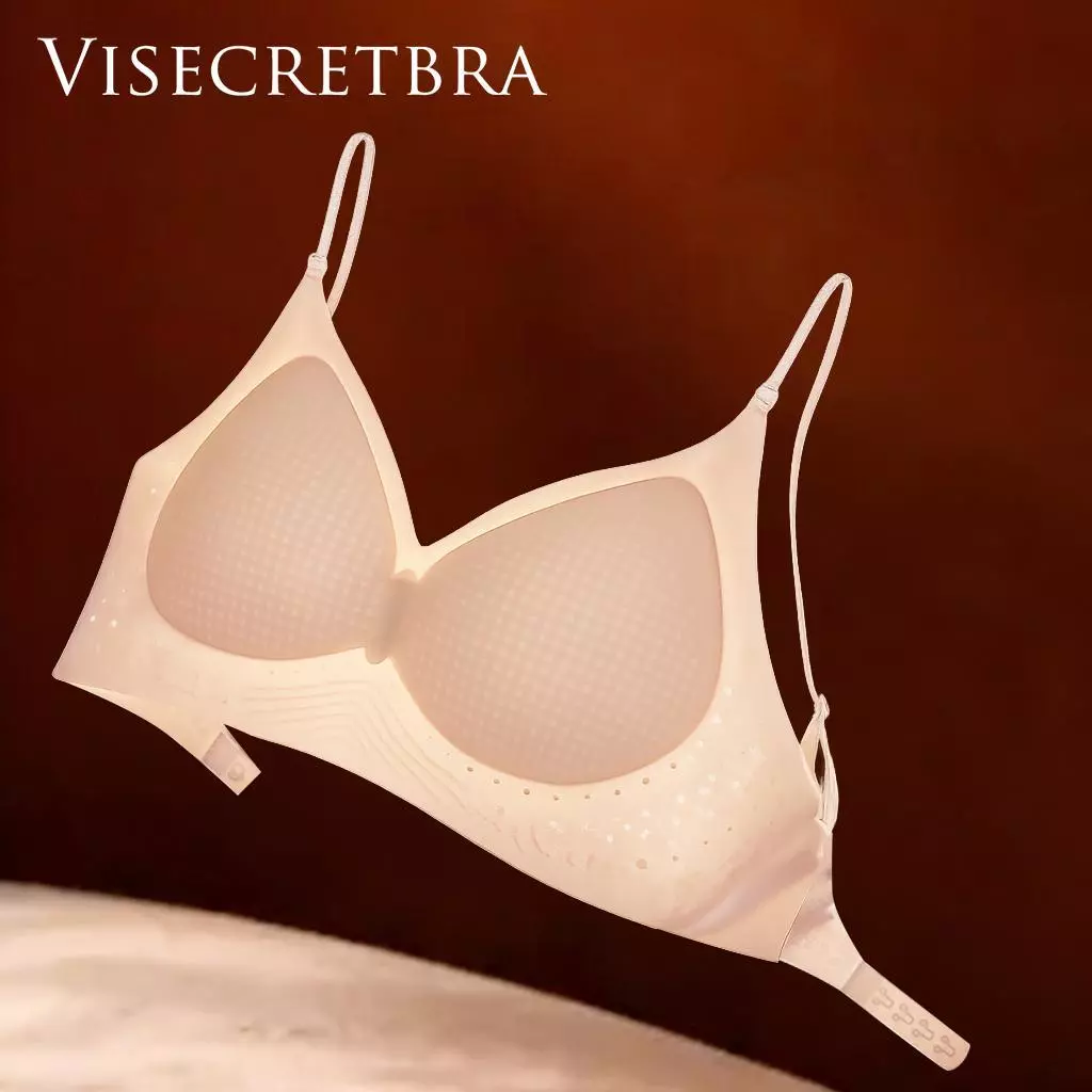 Visecret Bra Áo Lót Áo Ngực Bra Nữ Đa Năng Mặc 3 Kiểu - Chất Su Thoáng Mát - Mút Đệm Cố Định - Bảng Hở Lưng -- VN260350