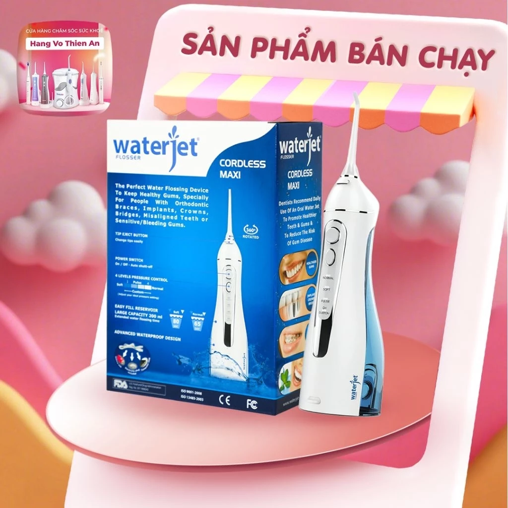 [ HỎA TỐC ] Máy tăm nước WaterJet Maxi cải tiến mới nhất - Hàng Mỹ - BH 1 năm