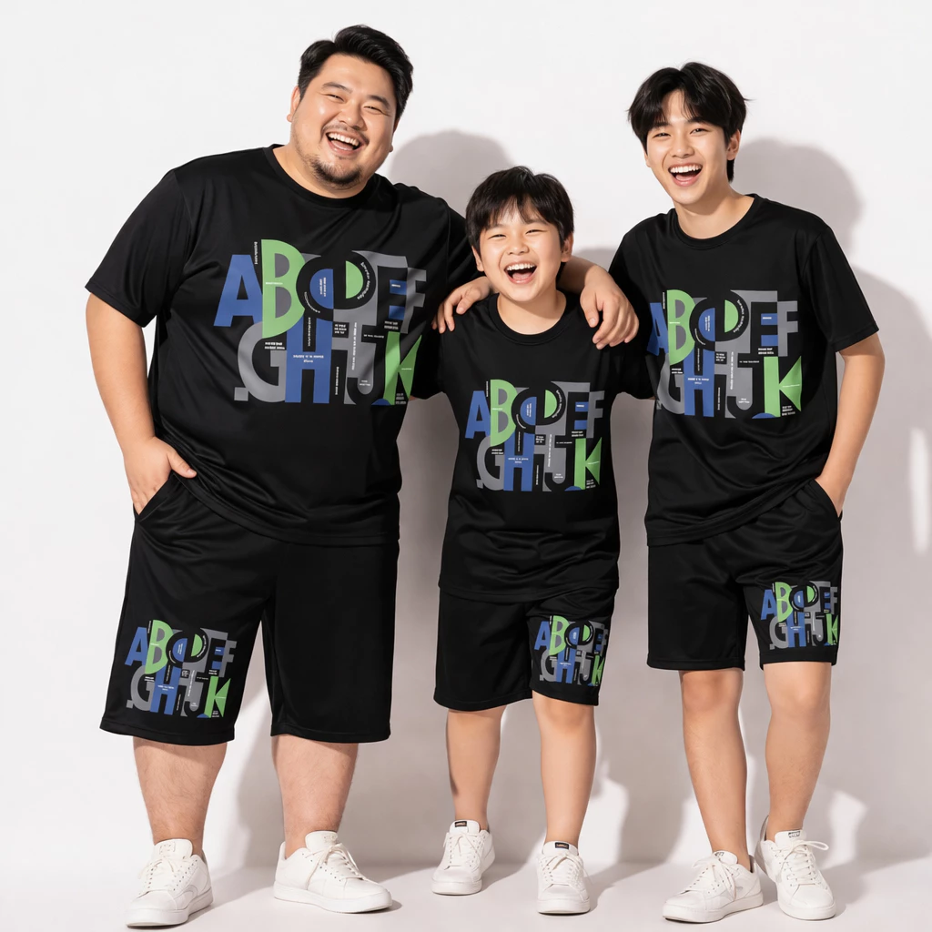 Bộ Quần Áo Thun Nam 33kg Đến Bigsize 125kg Chất Thun Co Dãn Thoáng Mát Không Xù Lông Menswear Cổ Tròn Unisex