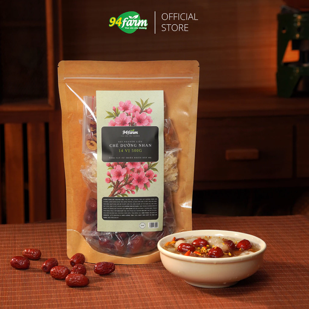 [1 set 500g 15 vị] Chè dưỡng nhan 20-25 chén hảo hạng 94farm