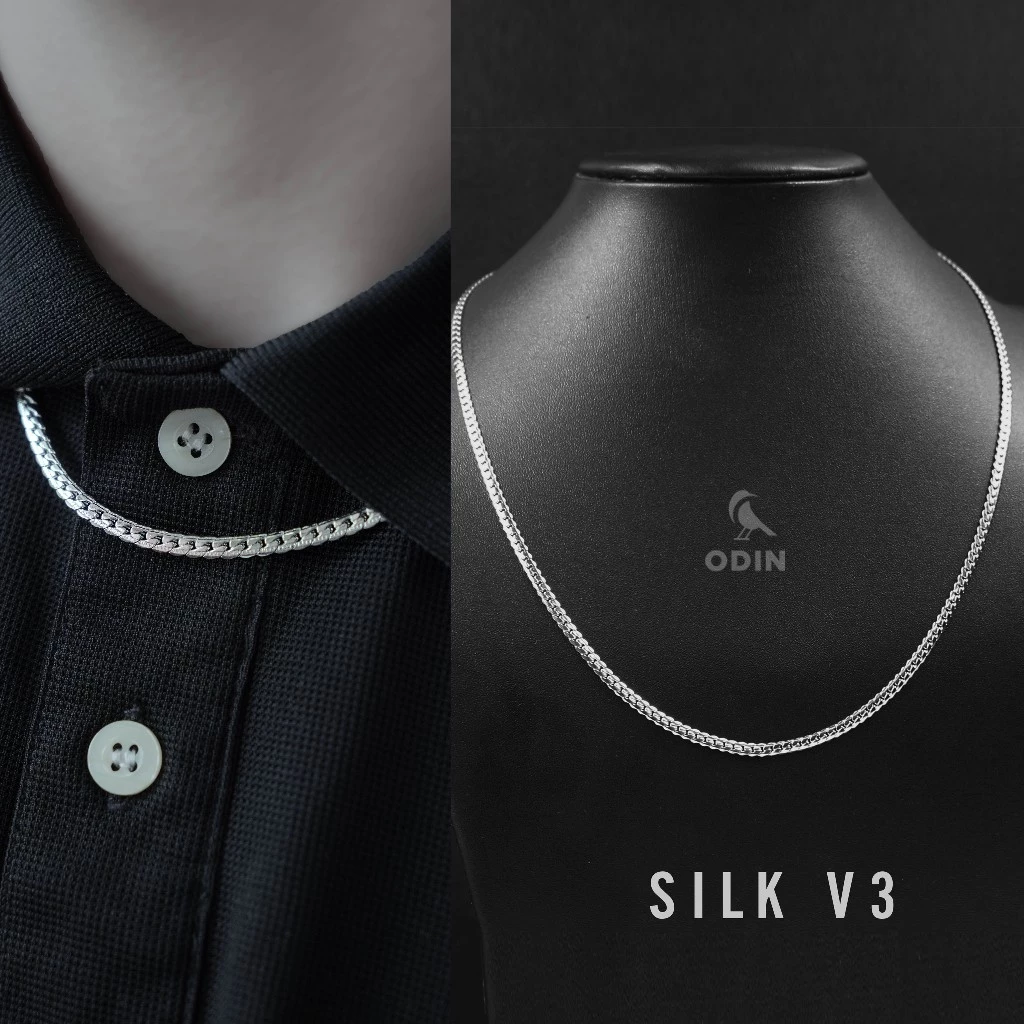 Dây chuyền ODIN Silk V3-Form dây lụa-Thép 316L-Bảo hành trọn đời-Full box ODIN