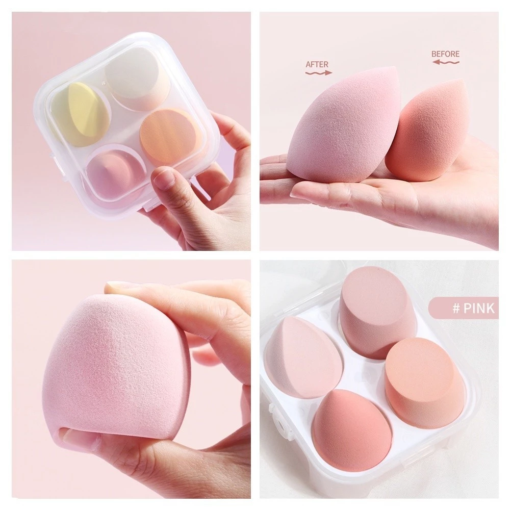 Mút tán kem nền MAANGE mút trang điểm hình giọt nước mềm mịn bám phấn, bông mút tán đa năng 9452