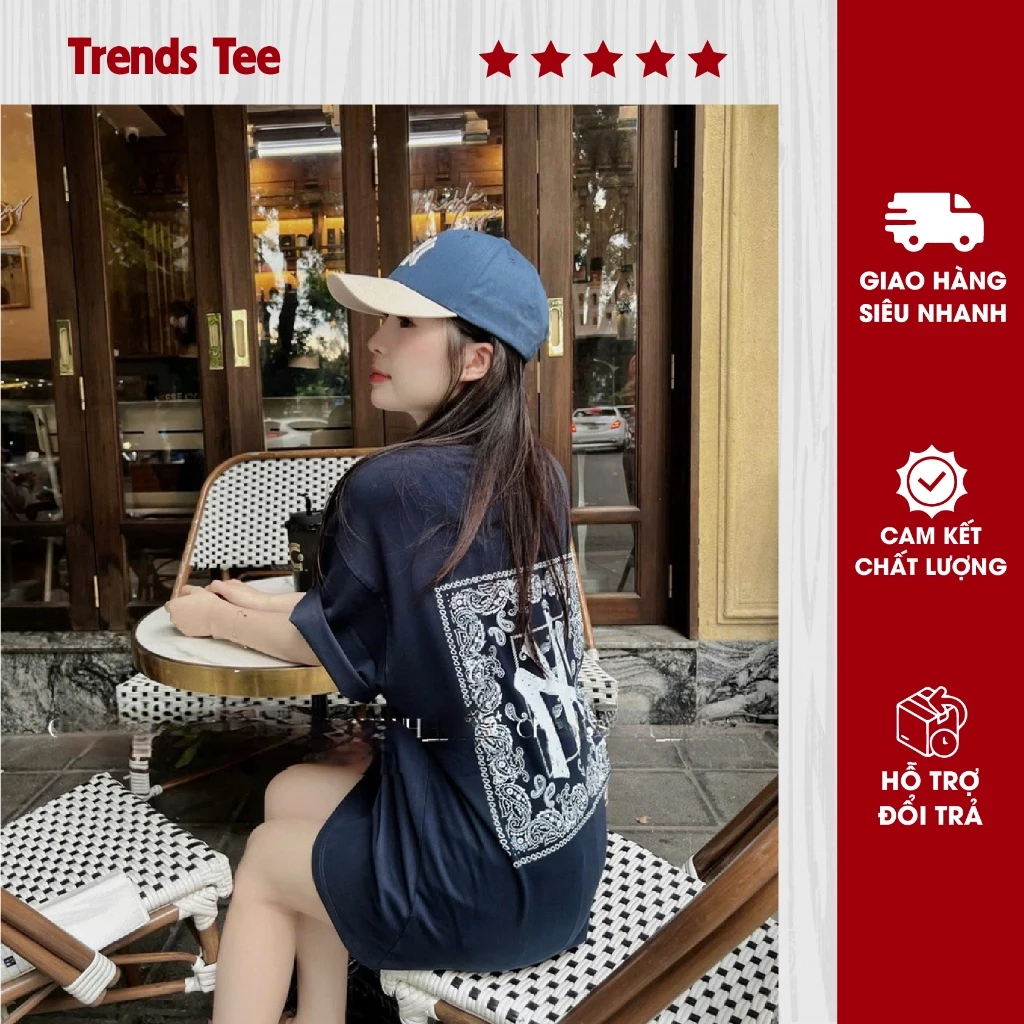 Áo Thun Nam Nữ Cotton 100% Cao Cấp 250Gsm In Hình Ny Xanh Form Dày Dặn Co Giãn 2 Chiều