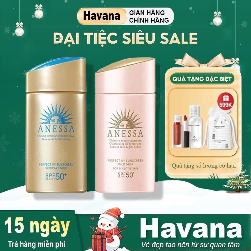 Kem chống nắng Anessa Perfect UV Sunscreen SPF50+ PA ++++ 60ml
