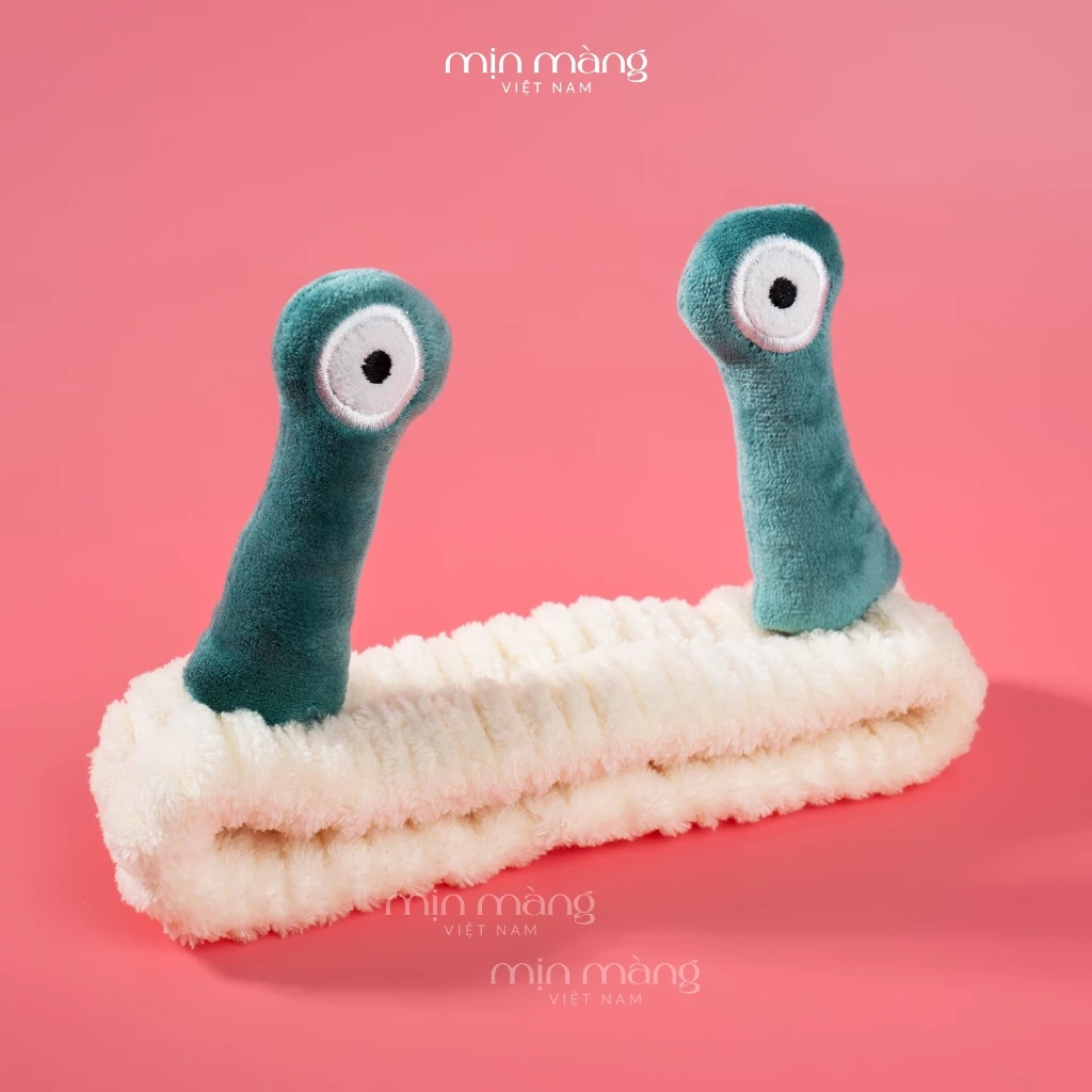 Cài Tóc Băng Đô Rửa Mặt Nữ Bờm Skincare Hình Ốc Sên Cute Dễ Thương MỊN MÀNG VIỆT NAM Chính Hãng