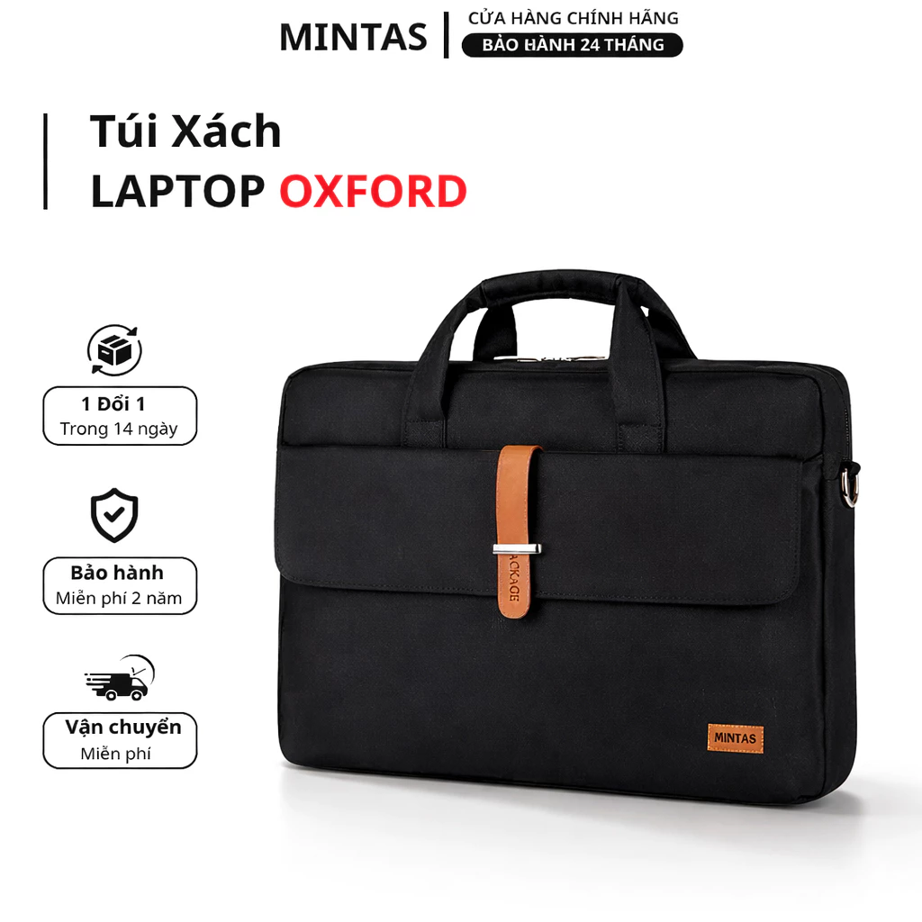 Túi Xách Laptop Công Sở Có Đệm Chống Sốc 360 Độ, Đựng Vừa Laptop 15.6inch.