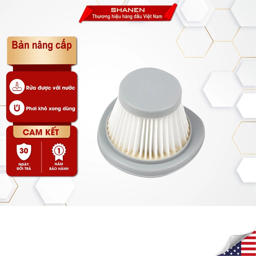 Bộ lõi lọc máy hút bụi cầm tay Shanen