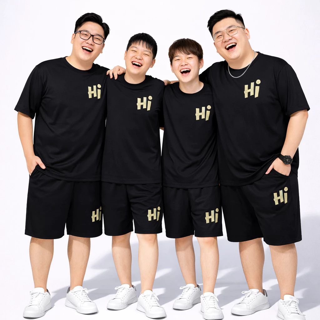 Bộ Đồ Nam Bigsize 33-125kg Thể Thao Cổ Tròn Tay Ngắn Thấm Hút Mồ Hôi tập gym chạy bộ. Bộ thun bé trai đẹp