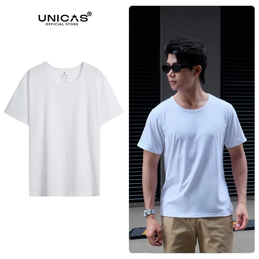 Áo Lót Tay Ngắn UNICAS Vải Cotton Thoáng Mát Mặc Gym, Thể Thao, Thường Ngày Phù Hợp Mọi Lứa Tuổi