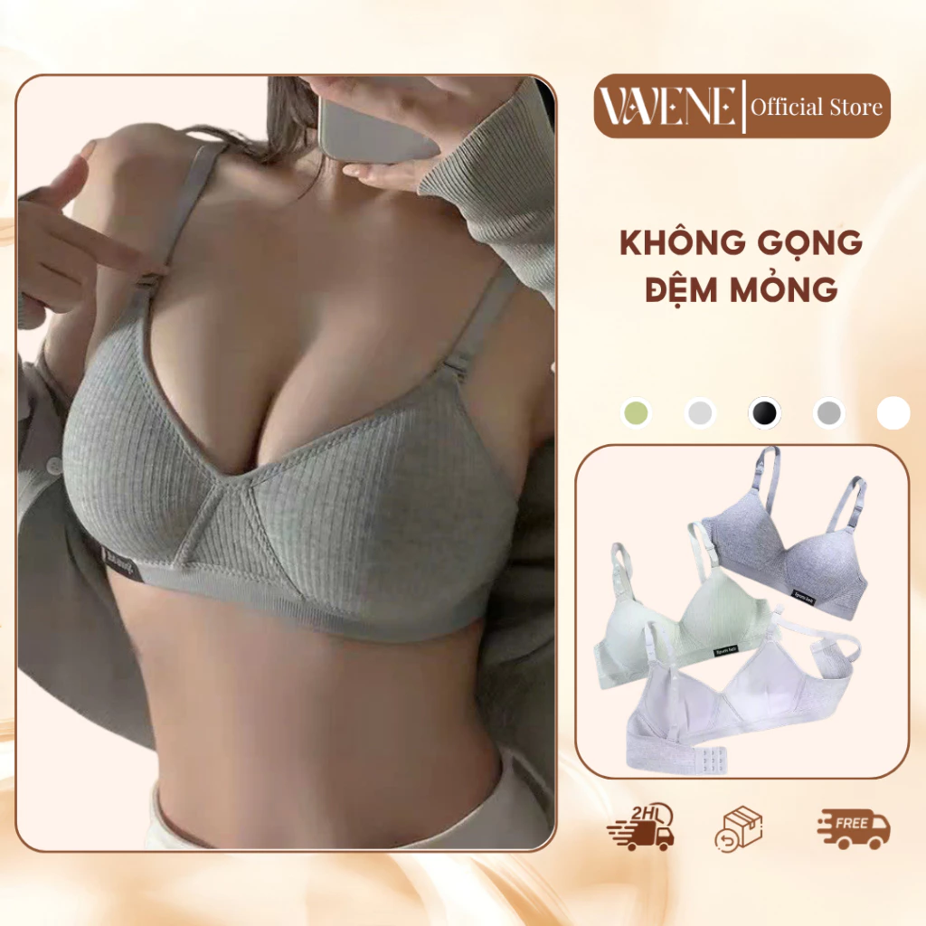 [FORM NHỎ]- Áo lót COTTON không gọng Doris AL335 mút mỏng thoáng khí, đệm mỏng Chống Chảy Xệ 2025