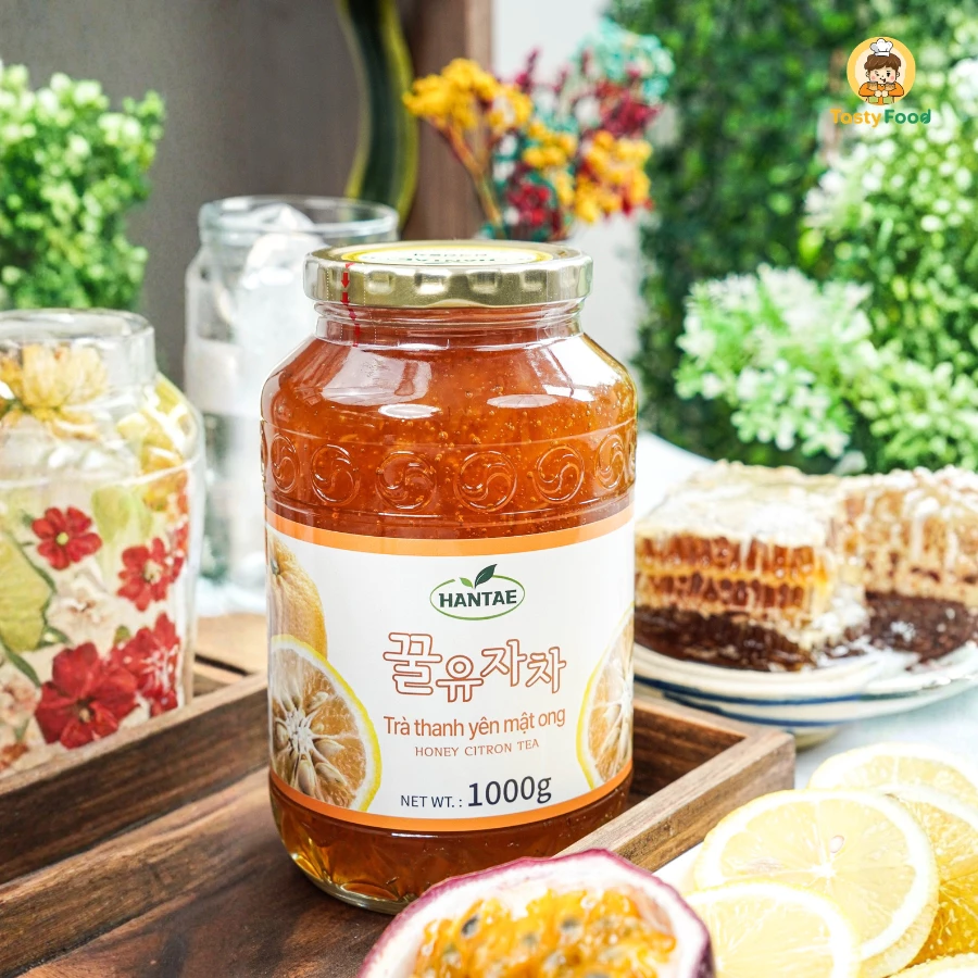 TRÀ CHANH THANH YÊN MẬT ONG HÀN QUỐC HANTAE 1000ML