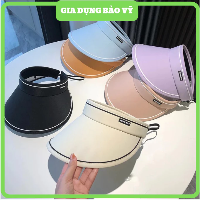 Mũ Chống Nắng thời trang MENGLALA Nón Nam,Nữ Nửa Đầu rộng vành Chống UV Năng Động Trẻ Trung - BV150