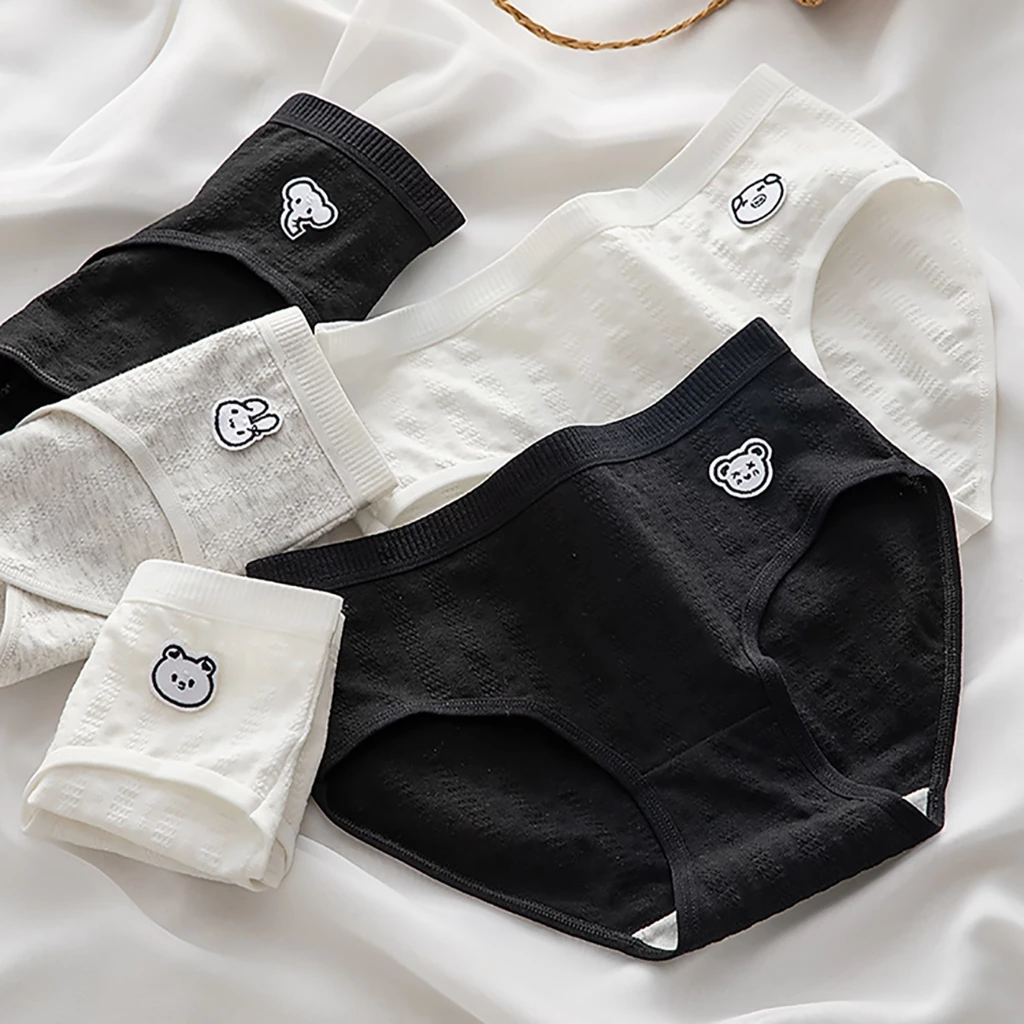 Quần lót nữ cotton kháng khuẩn mềm mại cạp vừa ôm mông tôn dáng gợi cảm họa tiết cute HOMEBRA LA68