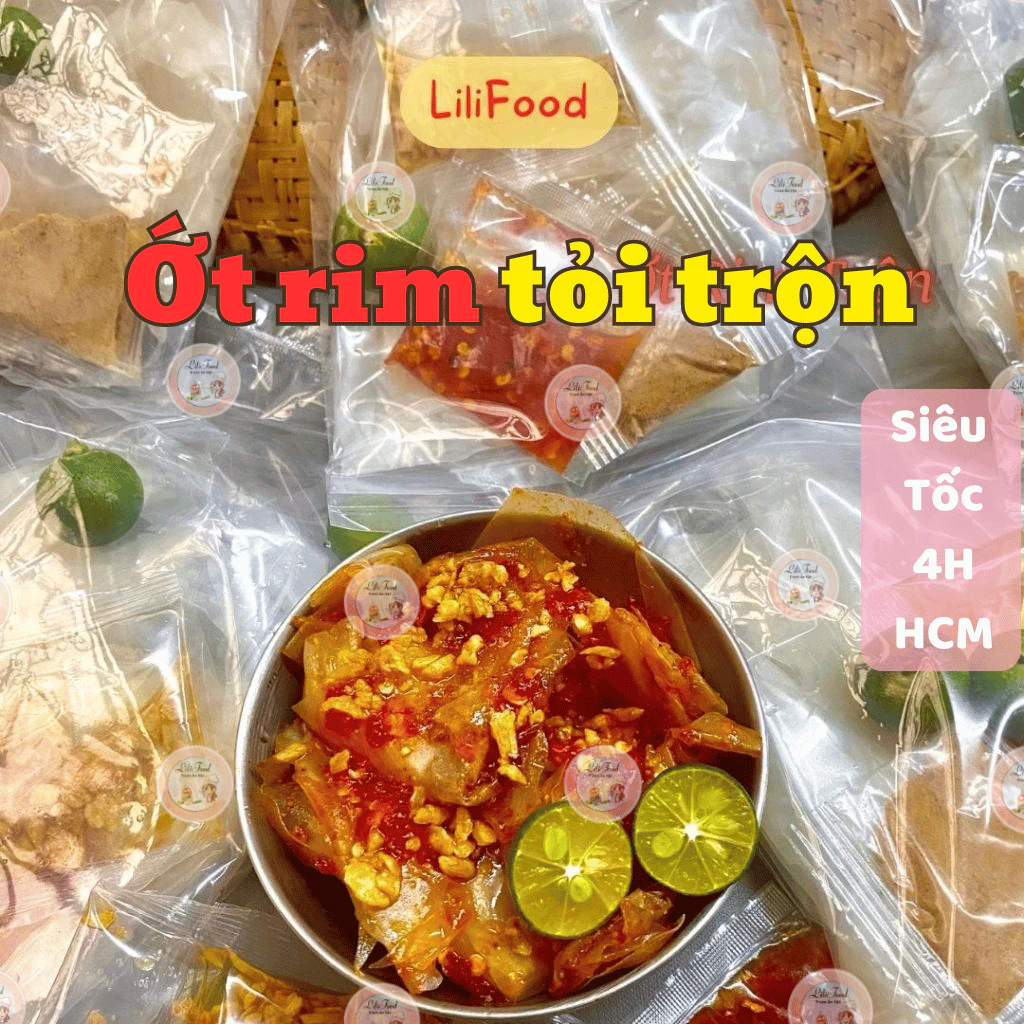 Bánh Tráng Ớt Rim Mật Ong - Bánh Tráng Phơi Sương Ớt Rim Mật Ong Trộn Tắc Siêu Ngon LiliFood