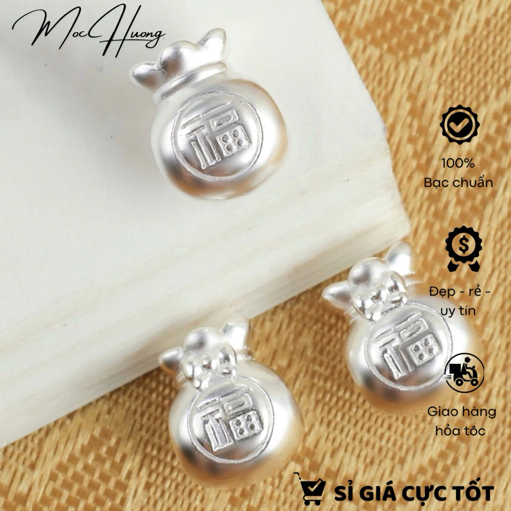 [S925] Charm bạc túi tiền - TH031 MOCHUONG JEWELRY