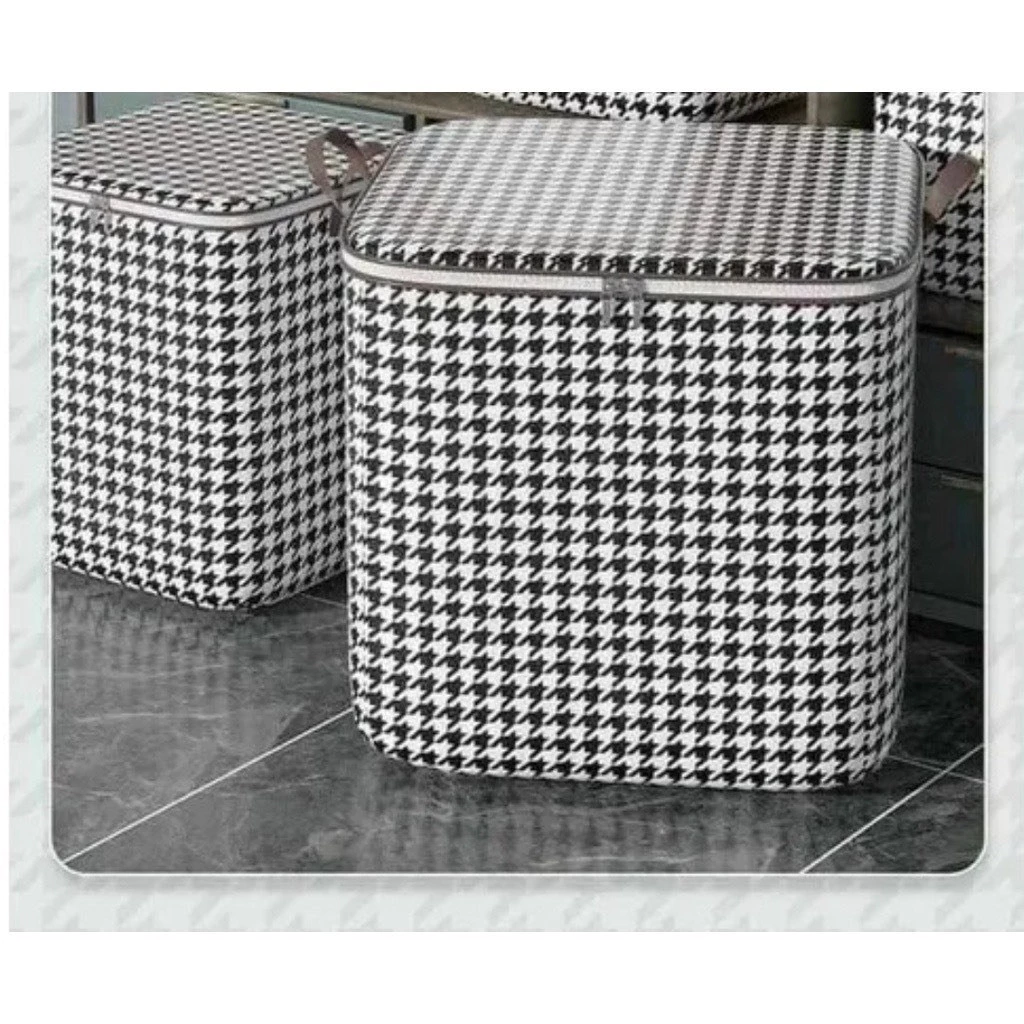 Túi vải đựng chăn màn, quần áo có thể gấp gọn. Túi vải đựng đồ đa năng 100L