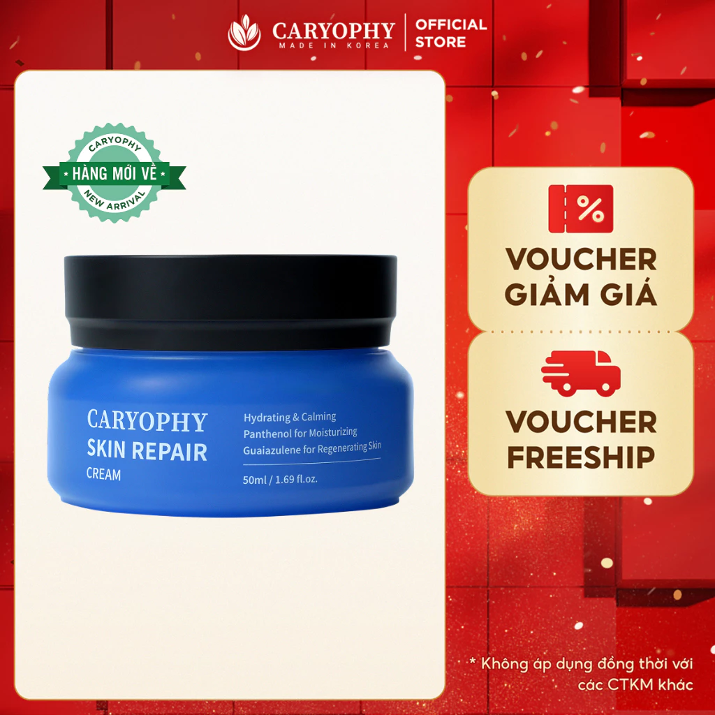 Kem dưỡng giúp phục hồi da Caryophy 50ml (Caryophy Skin Repair Cream 50ml)