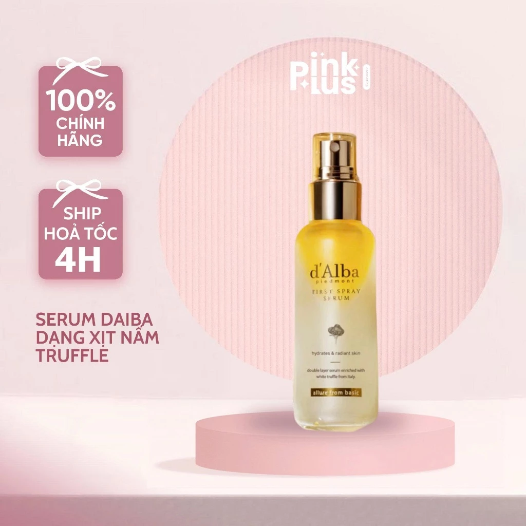 Serum dAIba Dạng Xịt Nấm Truffle Trắng Căng Bóng Da 100ml