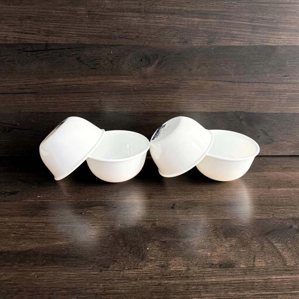 [Made in USA] Combo 4 Chén cơm Corelle Winter Frost White 411-N-LP - Hàng chính hãng - Bảo hành 1 năm