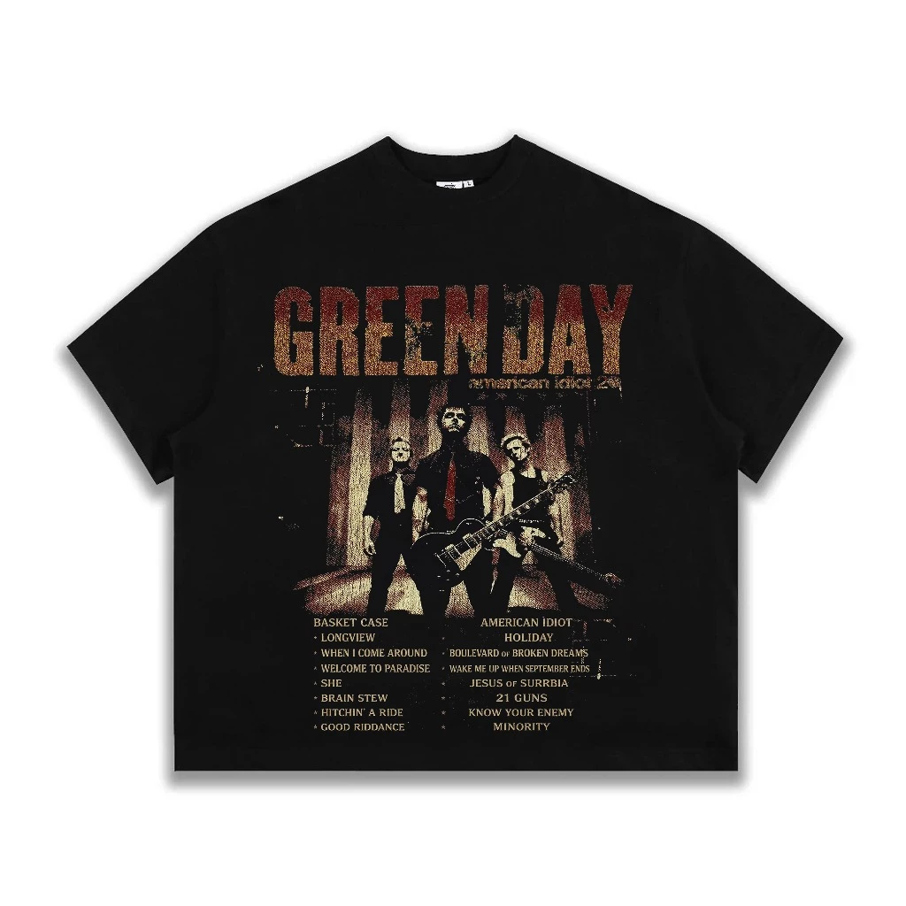 SLICK - Áo Thun Form Big Boxy "GREENDAY" Cotton 100% - Local Brand THE SLICK WAY UNISEX