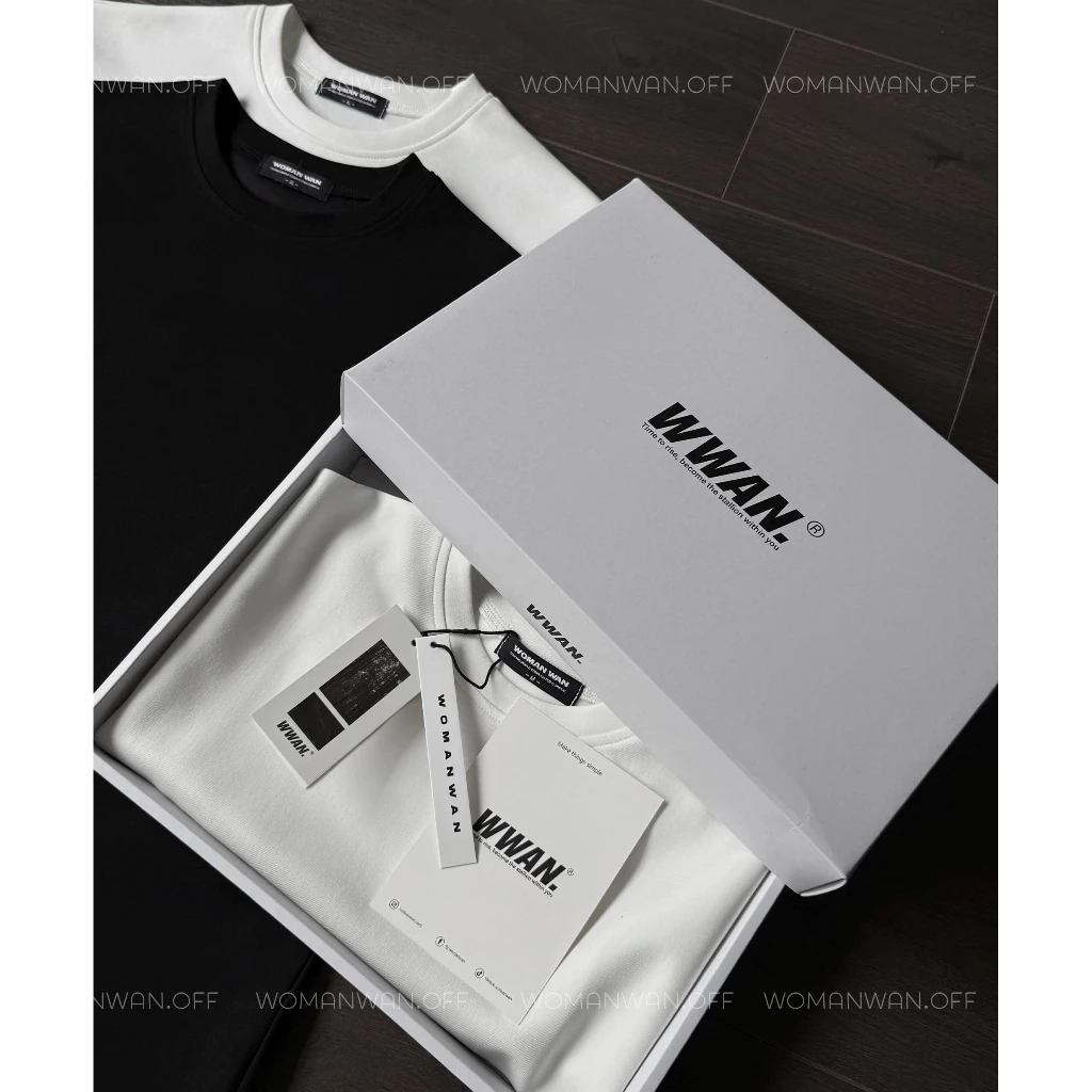 Hộp Quà Tặng Premium WWAN Box Đựng Áo Thời Trang Carton Cứng Thiết Kế Tối Giản Sang Trọng 26x36.5x6cm