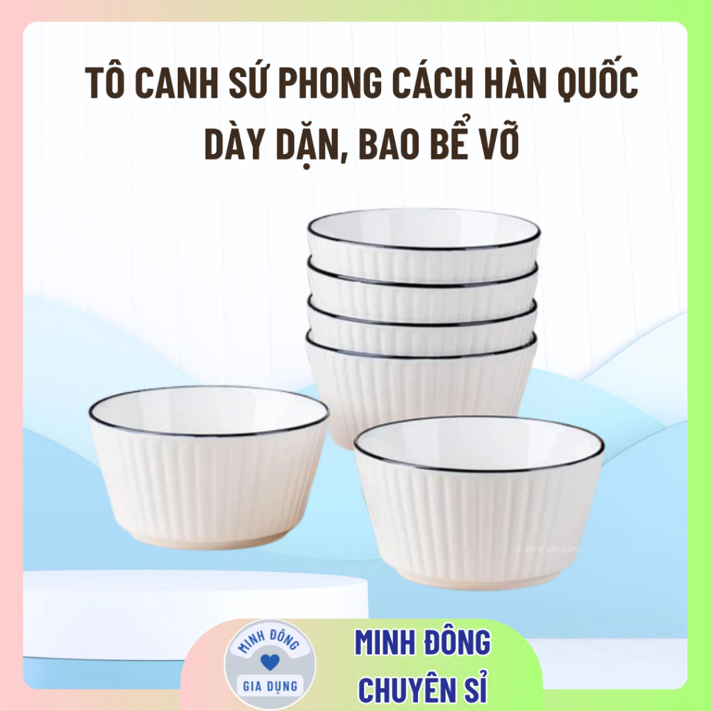Tô canh sứ phong cách Hàn Quốc