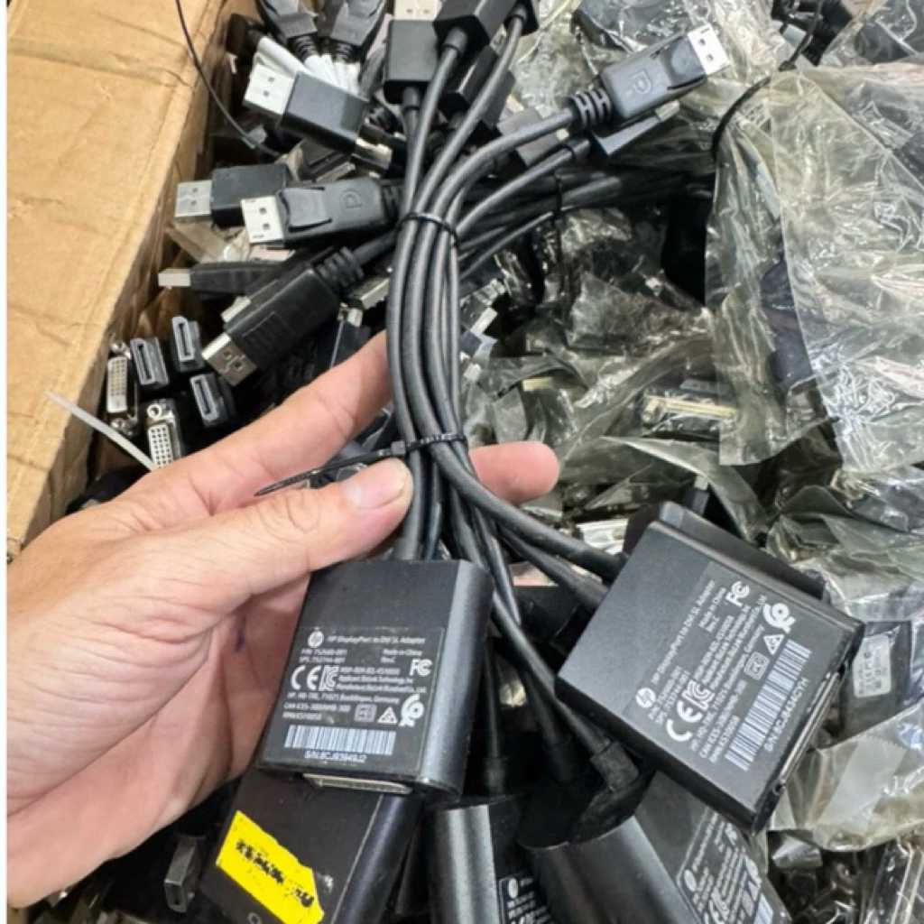 cáp chuyển Dp to Dvi ( hàng lenovo , hp chính hãng)