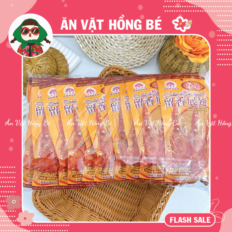 [BỊCH 20 GÓI] Bim Bim Cánh Gà Chiên Giòn Nội Địa Trung, Bimbim Cánh Gà Chiên Giòn Hàng Trung