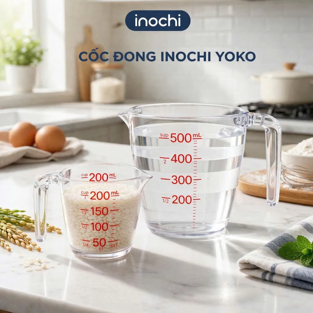 Cốc Đong Inochi - Yoko: Biến Cuộc Sống Bếp Nấu Của Bạn Nên Hoàn Hảo Hơn