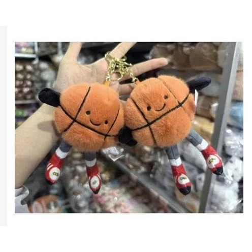 Móc Khóa Quả Bóng Rổ Thể Thao Siêu Dễ Thương size 15 cm – Móc Treo Túi Chìa Khóa, Phụ Kiện Thể Thao - Quà tặng