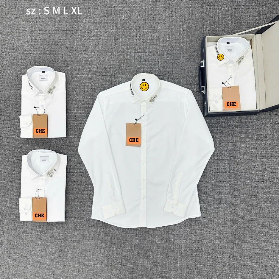 Áo Sơ mi trắng nam Trẻ Trung Logo Sang Trọng_Áo Sơ Mi Nam Cao Cấp