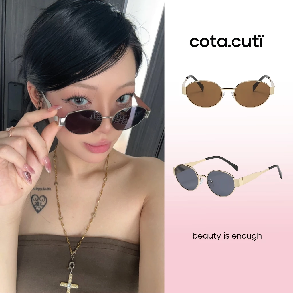 [LUNA][cota.cuti x Veebong] Kính Râm/Kính Mắt Thời Trang cota.cuti  - Gọng Kính Thiết Kế Tối Giản, Màu Sắc Đa Dạng