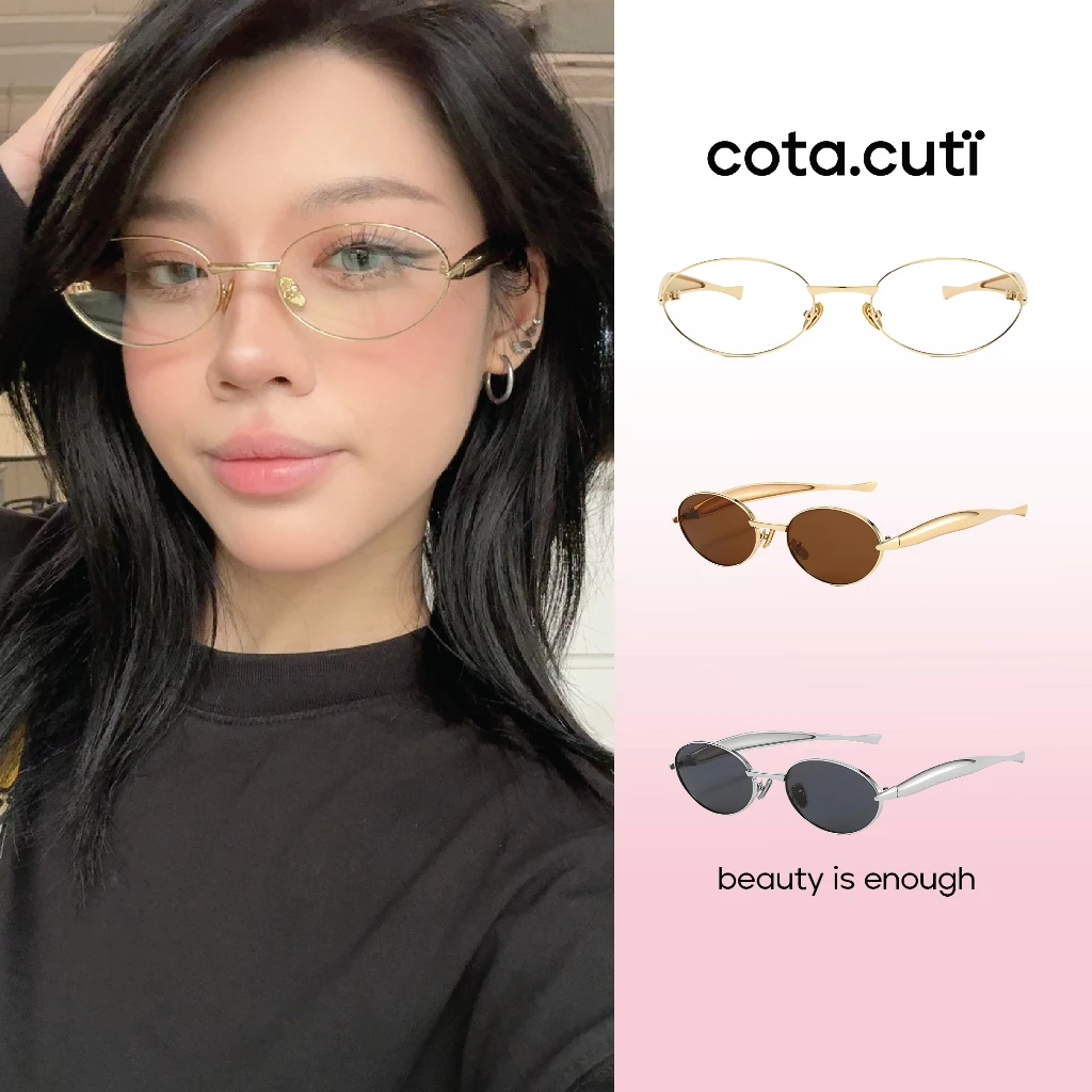 [LIA][cota.cuti x Veebong] Kính Râm/Kính Mắt Thời Trang cota.cuti  - Gọng Kính Thiết Kế Tối Giản, Màu Sắc Đa Dạng