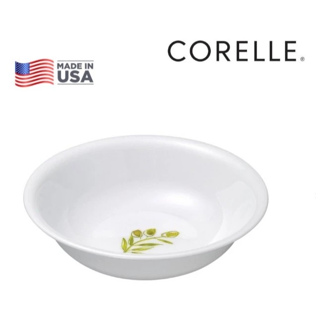 [Sản xuất tại Mỹ] Chén súp 12cm Corelle Olive Garden 290ml 410-OG-LP - Chính hãng, bảo hành 12 tháng