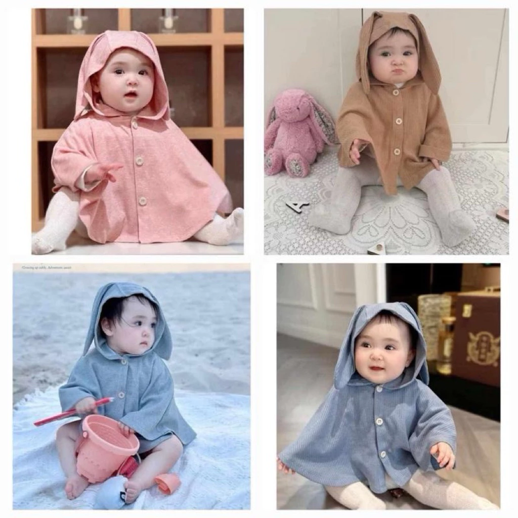 Áo choàng chống nắng cho bé mẫu mới , áo khoác nắng cho bé chất tổ ong mềm mát cho bé trai bé gái